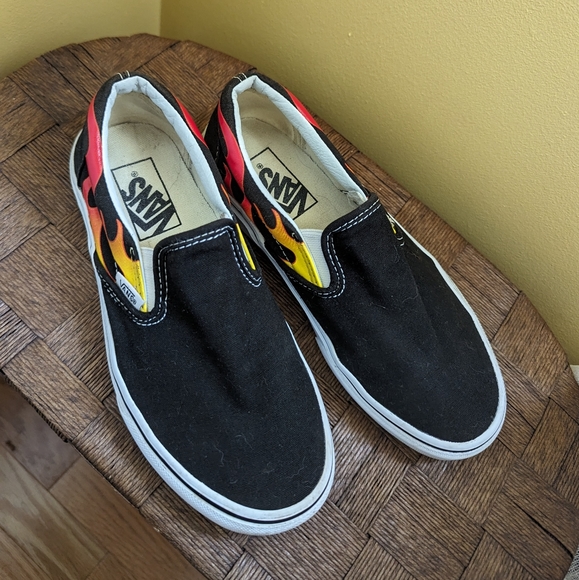 Vans Flame Slip-On Sneakers - Picture 2 of 3